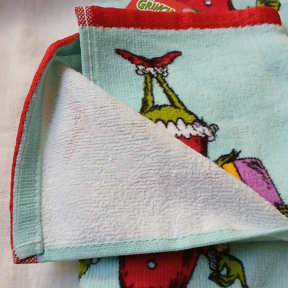 Christmas Dr Seuss The Grinch 2pk Hand Towels, 15